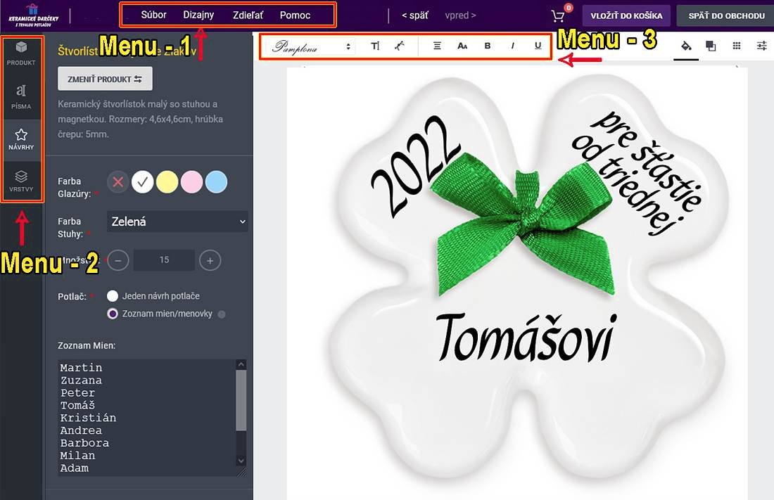 postup pri objednávaní