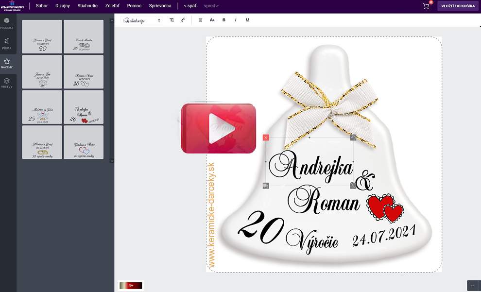 použitie nášho návrhára