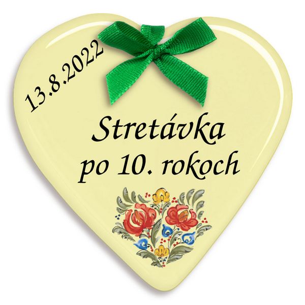 Srdce veľké - stretávka vzor-410ST