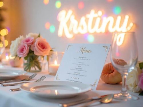 Menu na krstiny